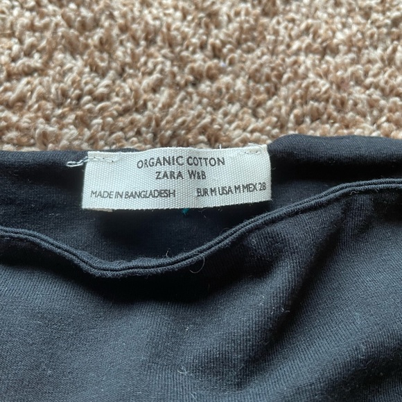 👌3/$12👌 Zara black off the shoulder long sleeve top - Picture 7 of 10